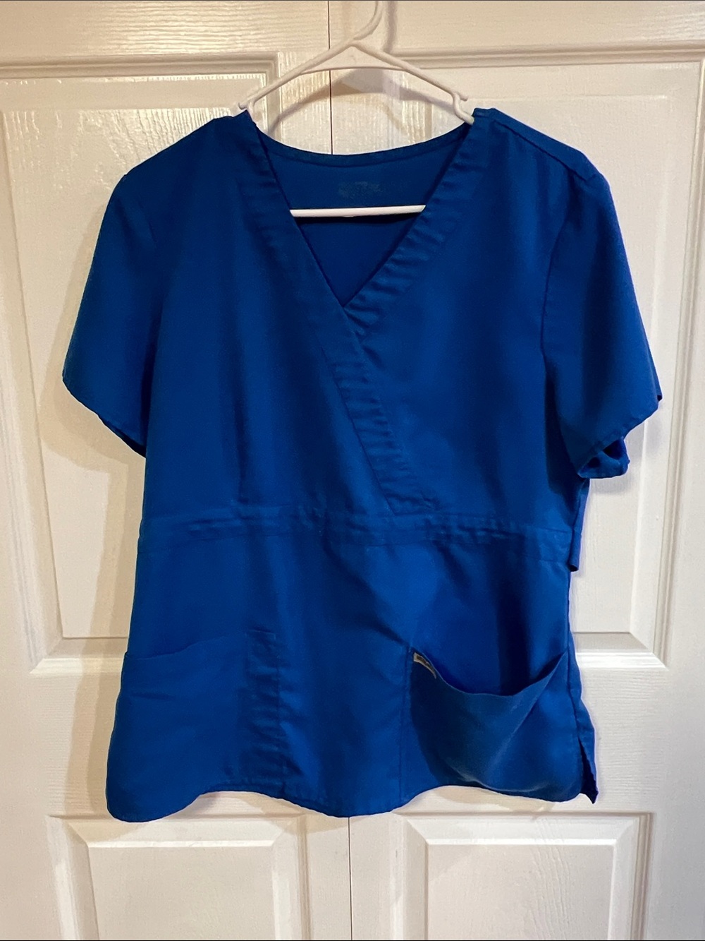 Grey's Anatomy Royal Blue V-Neck Women’s Scrub Top